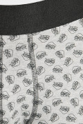 Bóxer midway brief-largo gris con diseños de Dexter