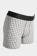 Bóxer midway brief-largo gris con diseños de Dexter