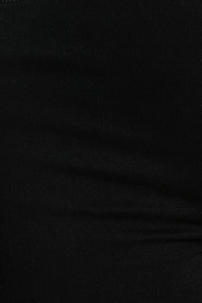 Jean jegging negro tiro alto ajustado con cremallera
