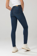Jean jegging tiro súper alto azul oscuro con ajuste ceñido