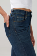 Jean jegging tiro súper alto azul oscuro con ajuste ceñido