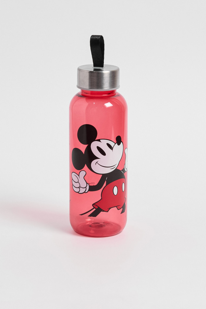 Botella unicolor con diseño de Mickey and Friends