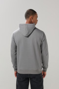 Buzo gris medio con capota y estampado del Rey León