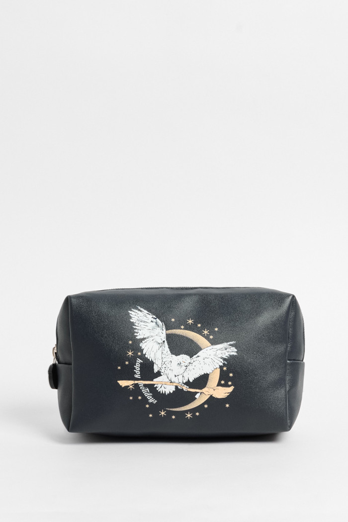Cosmetiquera unicolor con arte de Harry Potter