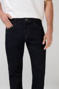 Jean tiro bajo skinny azul con ajuste ceñido y bolsillos