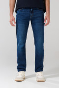 Jean tiro bajo azul oscuro slim con ajuste ceñido