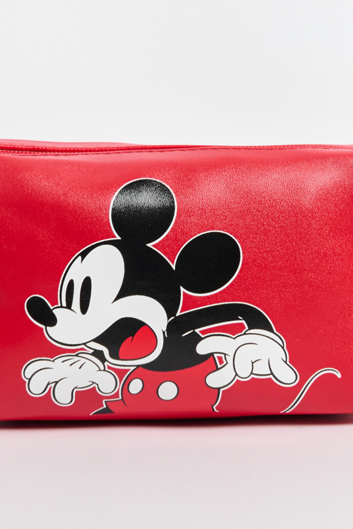 Cosmetiquera unicolor con diseño de Mickey and Friends