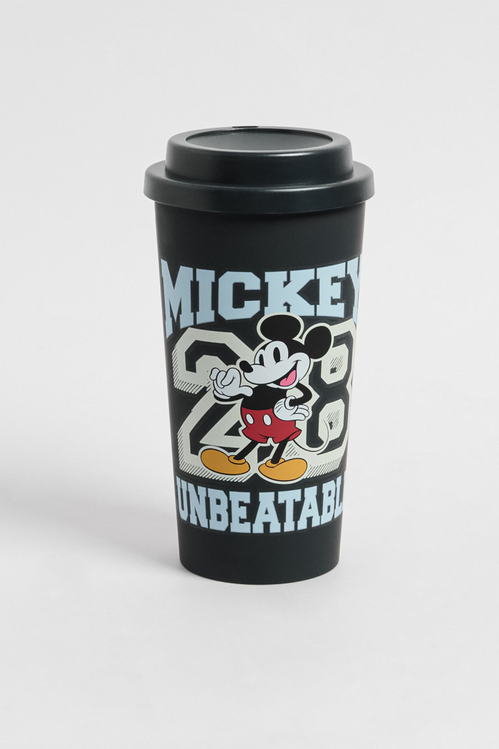 Vaso unicolor con diseños de Mickey and Friends