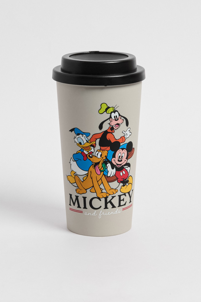 Vaso unicolor con diseños de Mickey and Friends