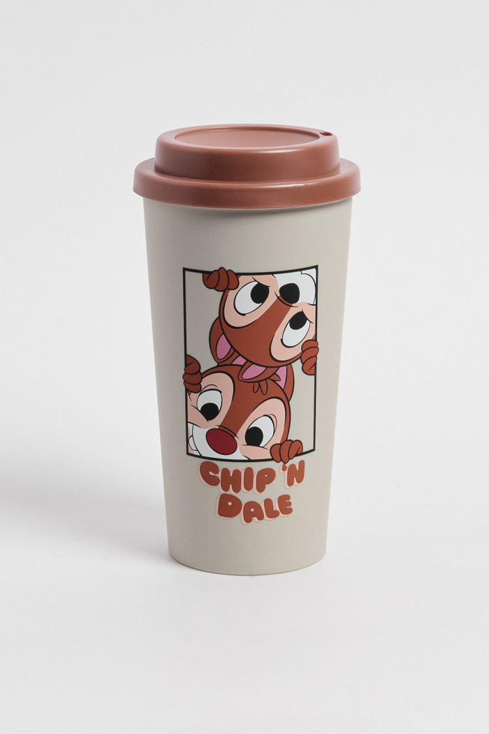 Vaso unicolor con diseños de Mickey and Friends