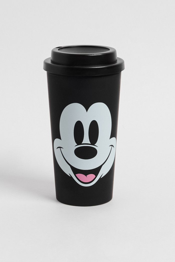 Vaso unicolor con diseños de Mickey and Friends