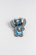 Set de pines X3 unicolores con diseños de Lilo y Stitch