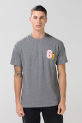 Camiseta gris intensa manga corta con artes de Garfield