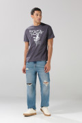 Camiseta gris intensa de My Chemical Romance manga corta