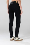 Jean negro jegging con bolsillos y súper tiro alto