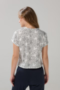 Camiseta crema clara cuello redondo de Mickey