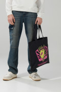 Bolsa unicolor tote bag con diseño de COPU
