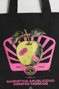 Bolsa unicolor tote bag con diseño de COPU
