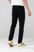 Jean skinny negro con 5 bolsillos y tiro bajo