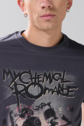 Camiseta manga corta gris intensa de My Chemical Romance