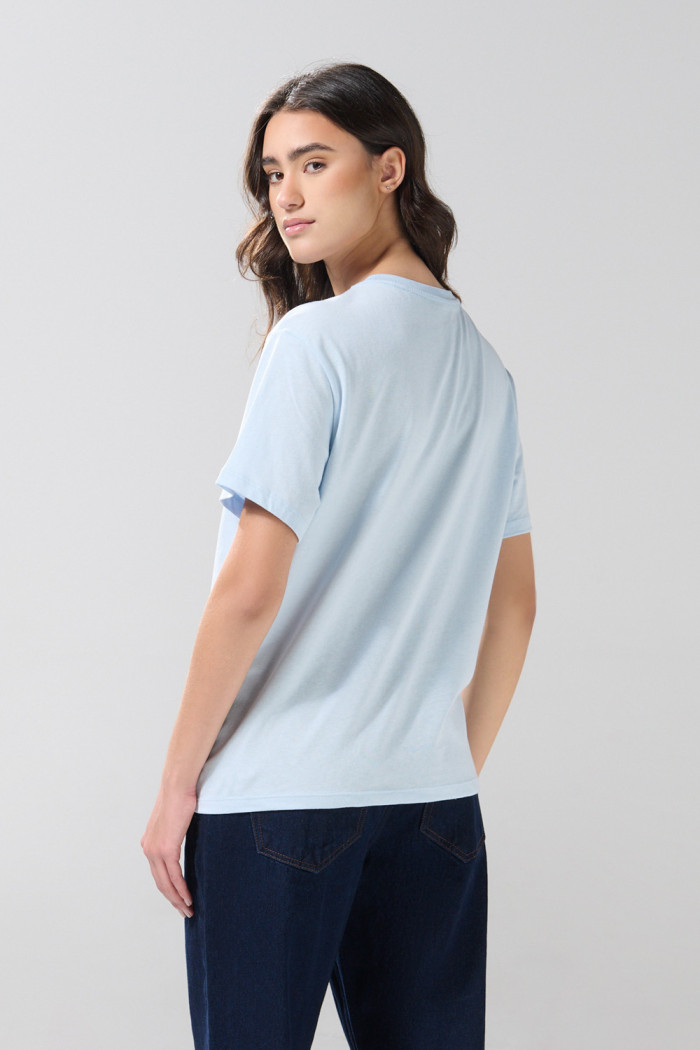 Camiseta azul clara de Osos Escandalosos manga corta