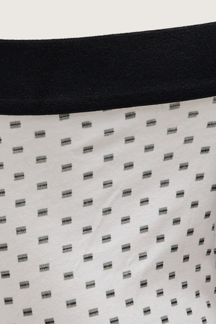 Bóxer trunk-corto blanco con diseños de mini print