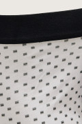 Bóxer trunk-corto blanco con diseños de mini print