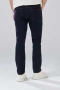 Jean bota recta straight leg infaltables azul con tiro bajo
