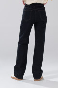 Jean straight leg azul intenso infaltables con bota recta
