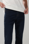 Jean tiro bajo slim 5 bolsillos azul intenso con fit ceñido