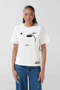 Camiseta de Osos Escandalosos crema con manga corta
