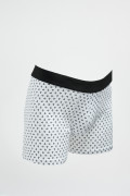 Bóxer blanco brief-medio con anclas estampadas