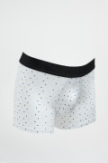 Bóxer blanco brief-medio con anclas estampadas