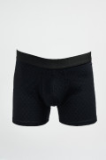 Bóxer brief-medio azul intenso con figuras estampadas