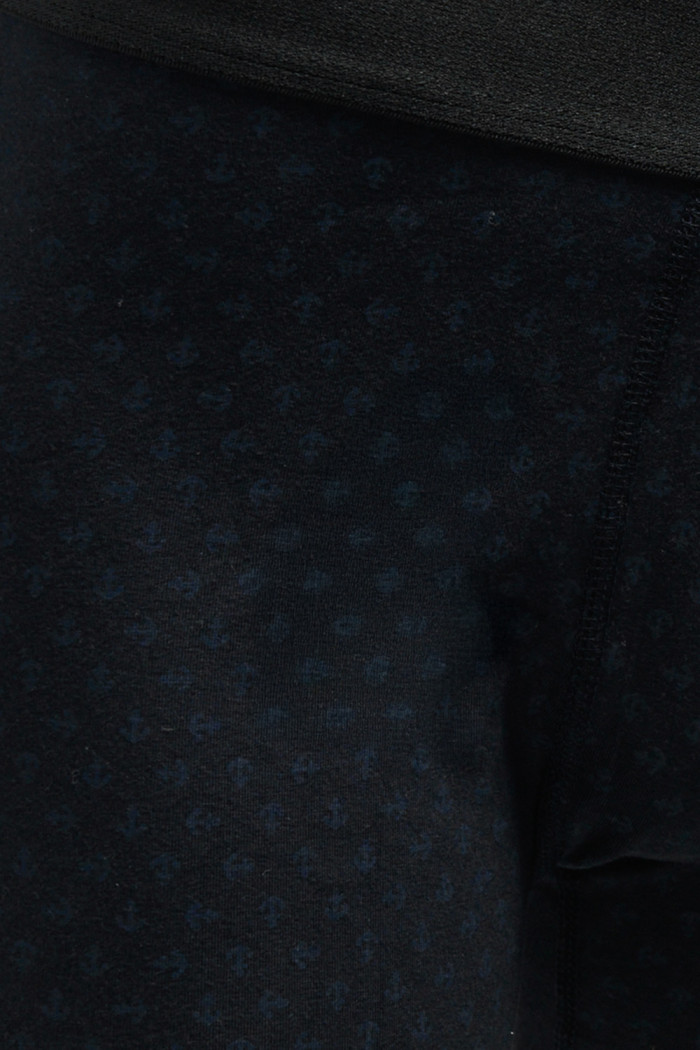 Bóxer brief-medio azul intenso con figuras estampadas