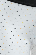 Bóxer trunk-corto blanco con estampados de barcos