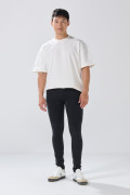 Jean skinny tiro bajo infaltables gris intenso con bolsillos
