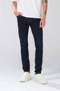 Jean infaltables skinny azul intenso con tiro bajo
