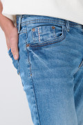 Jean skinny azul medio infaltables 5 bolsillos con tiro bajo