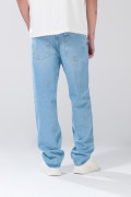 Jean bota ancha baggy infaltables tiro medio azul claro
