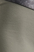 Bóxer gris oscuro midway brief-largo con cintura estampada