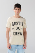 Camiseta básica masculina manga corta