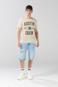 Camiseta básica masculina manga corta