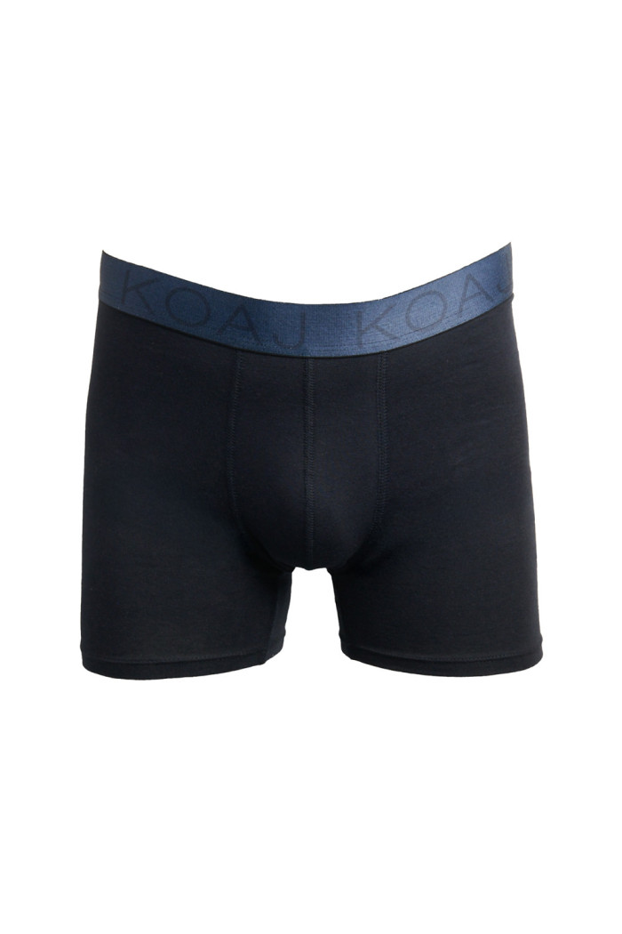 Bóxer midway brief-largo azul intenso en algodón