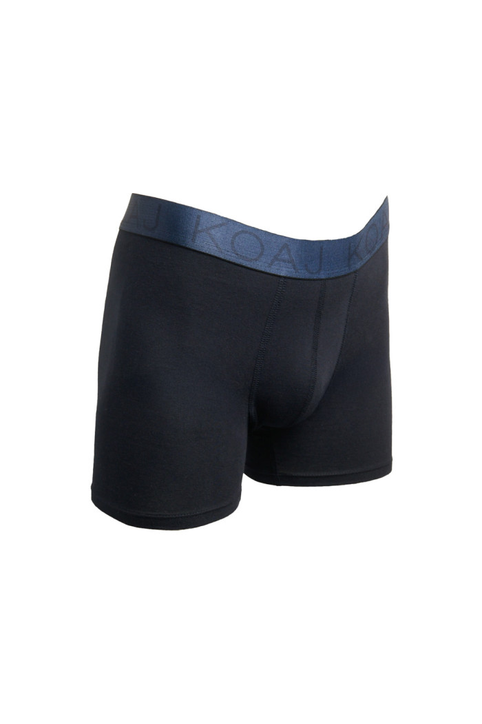 Bóxer midway brief-largo azul intenso en algodón