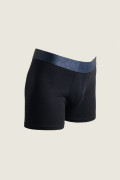 Bóxer en algodón brief-medio azul intenso con ajuste