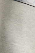 Bóxer midway brief-largo gris con cintura en contraste