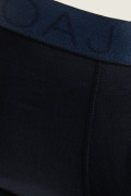 Bóxer azul tipo midway brief-largo con cintura elástica