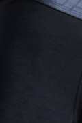 Bóxer azul tipo midway brief-largo con cintura elástica