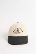 Cachucha beisbolera kaki clara college con visera curva
